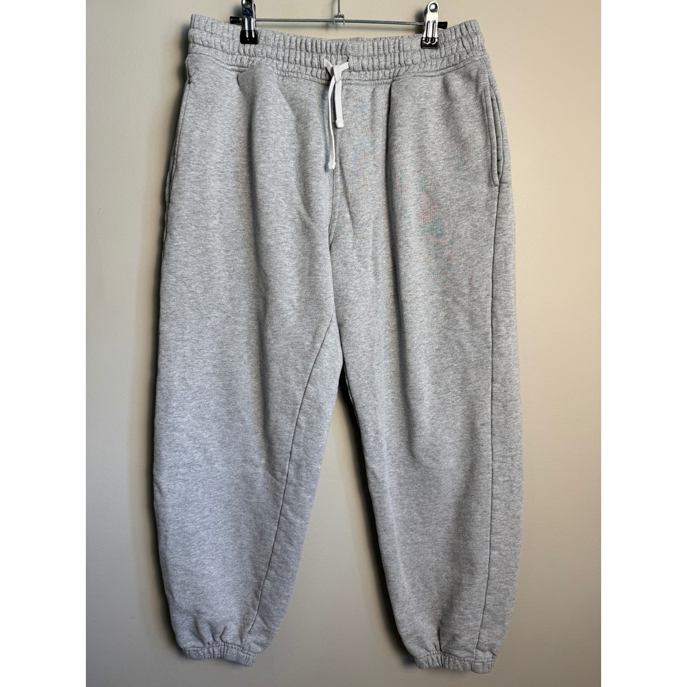 Djab Mens Grey Organic Cotton Jogger Sweatpants M Loungewear Streetwear Casual
